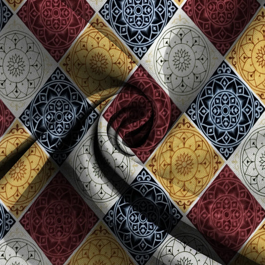 Jaipuri Prints Cotton Elastic Fitted Double Bedsheet with 2 Pillow Covers (72×78, up to 10 Inch) – 360° Elasticated