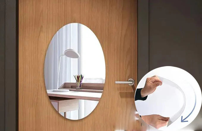 CrystalView Oval Wall Mirror