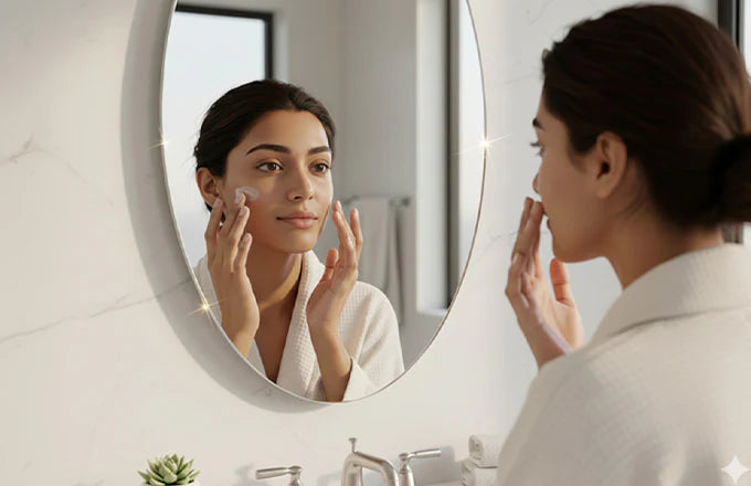 CrystalView Oval Wall Mirror