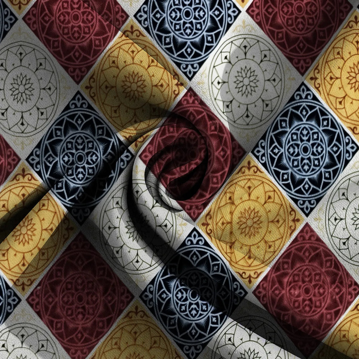 Jaipuri Prints Cotton Elastic Fitted Double Bedsheet with 2 Pillow Covers (72×78, up to 10 Inch) – 360° Elasticated