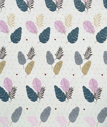 Cotton Elastic Fitted Double Bedsheet with 2 Pillow Covers (72×78, up to 10 Inch) – 360° Elasticated (White)